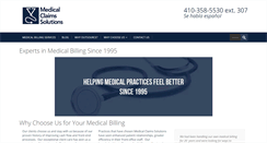 Desktop Screenshot of mcsbilling.com